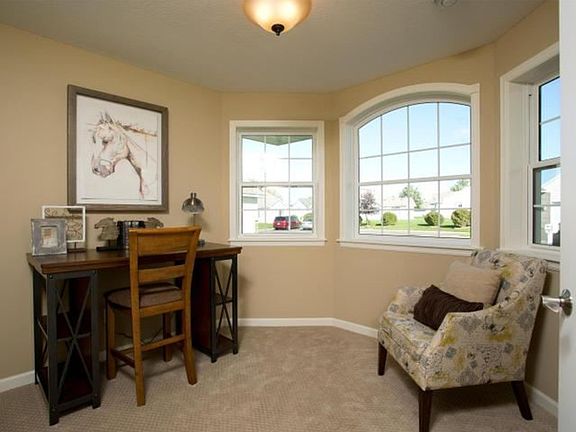 Office / Den with Natural Sunlight 
& French Doors