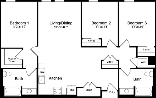Floor plan 3B