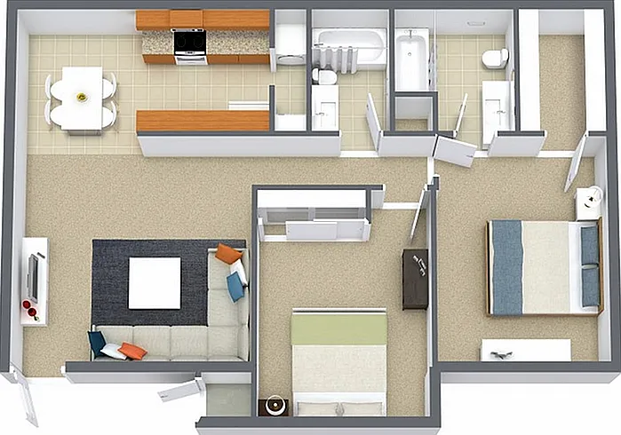 Cypress Bend - 2 Bedroom Cypress Bend - 2 Bedroom