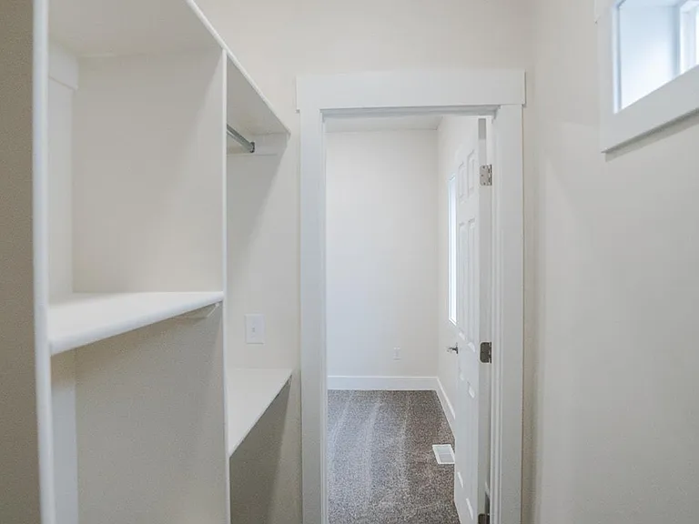 Master bedroom walk-in closet