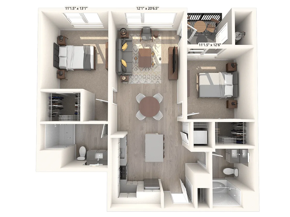Floor plan B1-1063-1