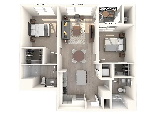 Floor plan B1-1063-1