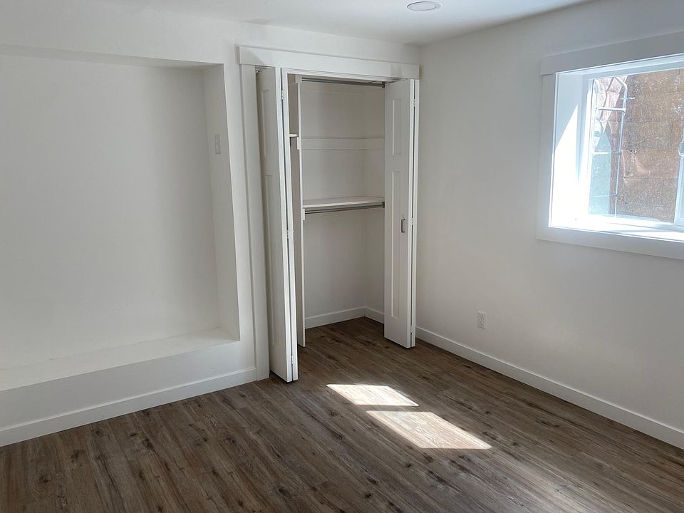 bedroom closet + window
