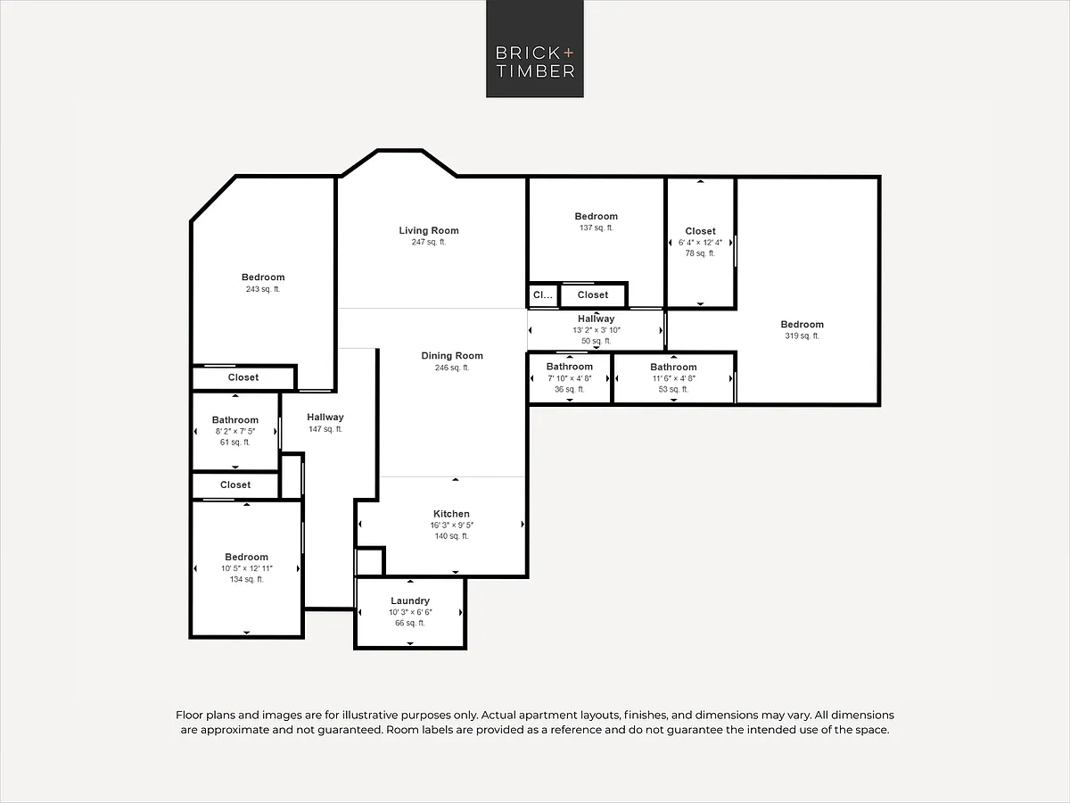 Floor plan 4 Bedroom 3 Bath