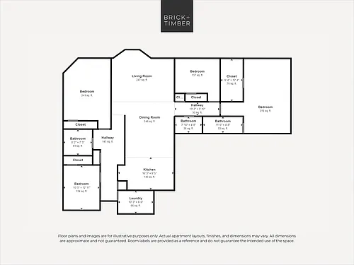 Floor plan 4 Bedroom 3 Bath