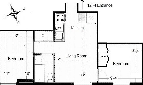 2nd image of 304 W 14th St APT 5B