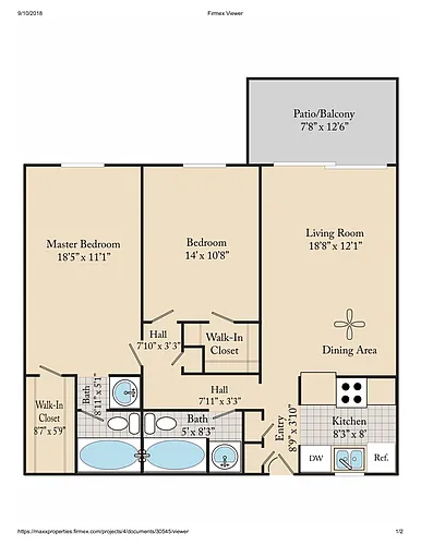 Floor plan B1