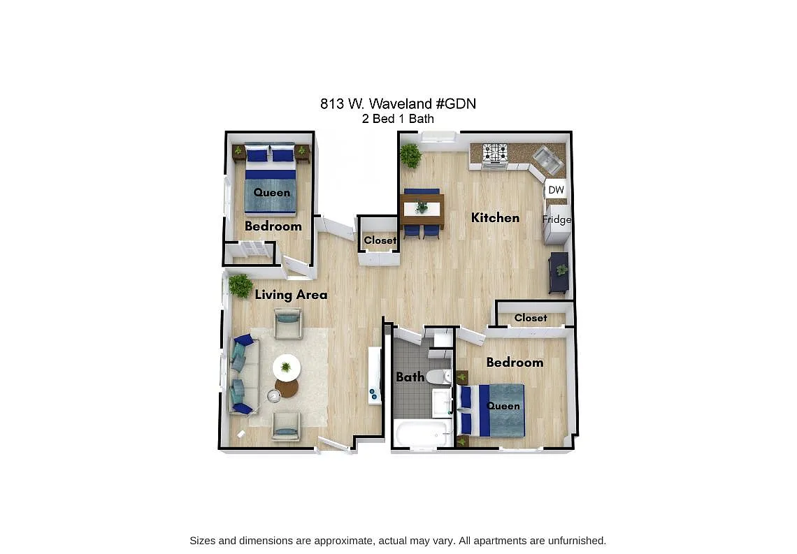 Floor plan 2 Bedroom