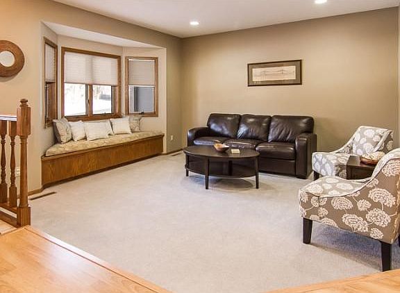 Bright open formal living room.