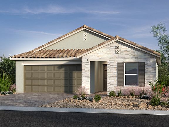 Exterior B with optional stone