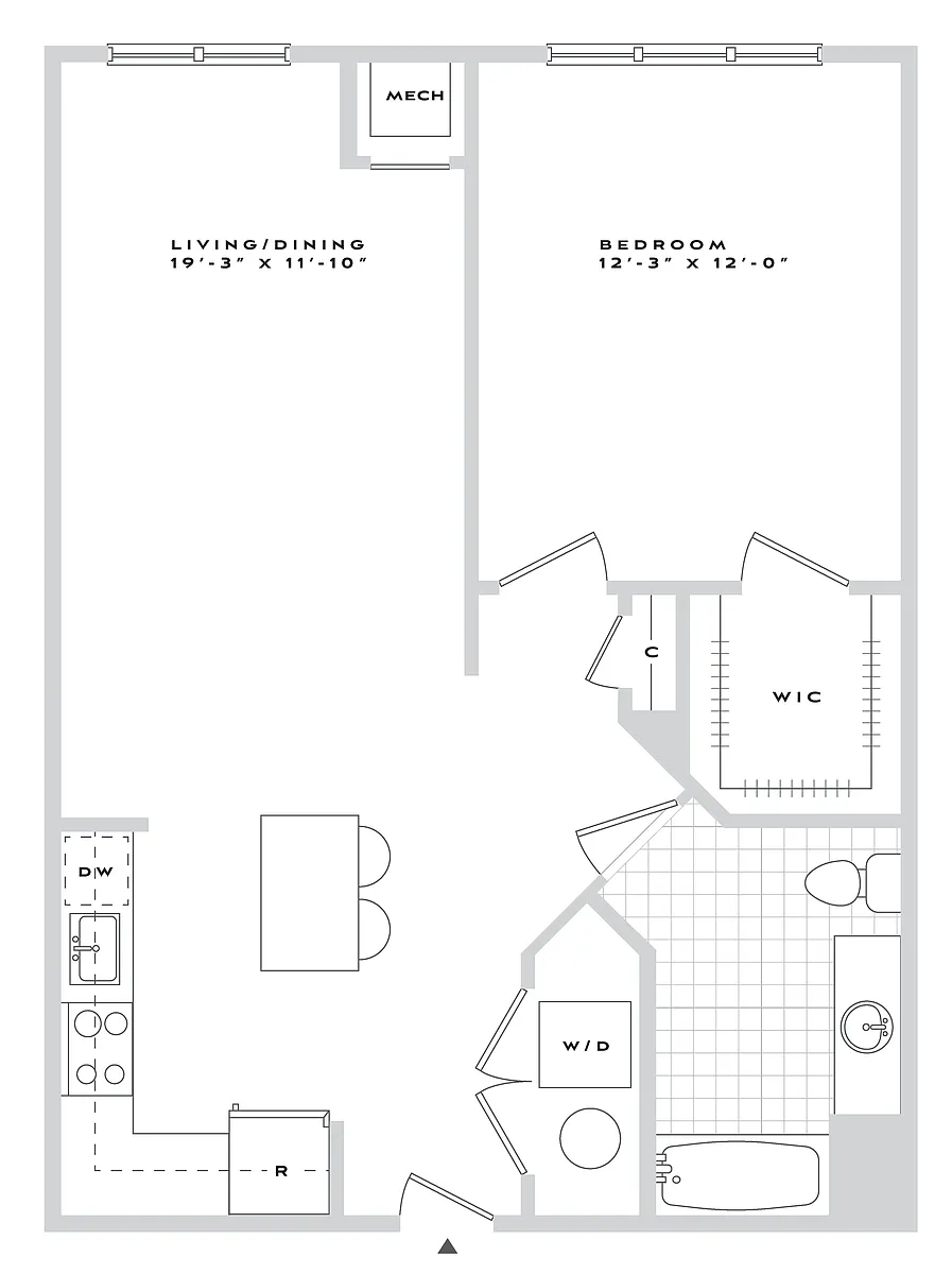 Floor plan B1-A06A