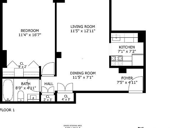2nd image of 201 W 74th St APT 11D