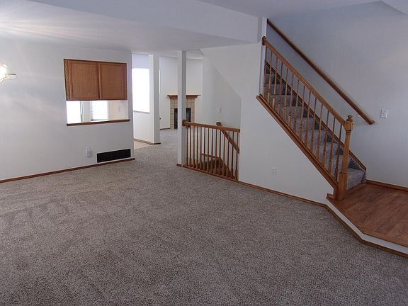 View into kitchen and dining area