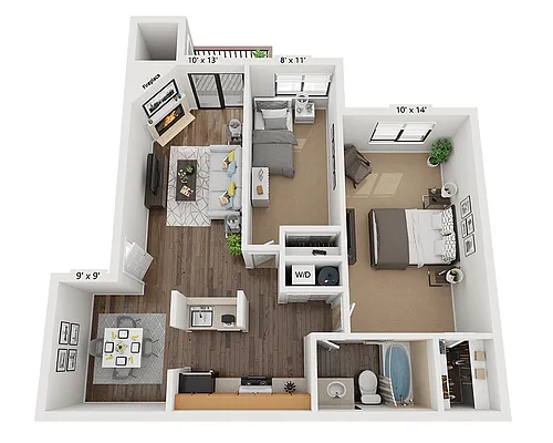 Floor plan Plan B1