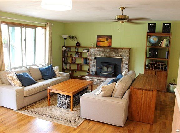 Newer windows and Extensive hardwood flooring though most of home.