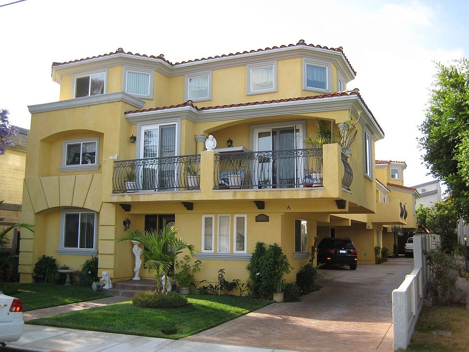 Front View of Unit A (Three Unit Townhome)