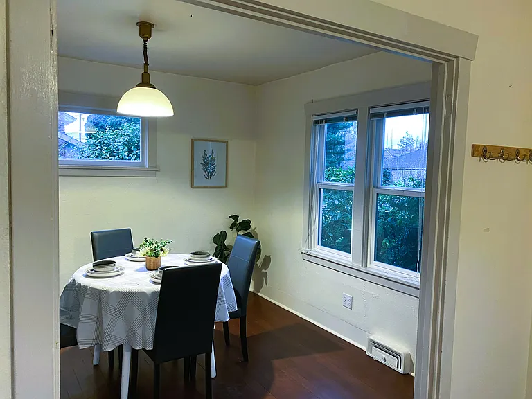 (home is not furnished) dining room