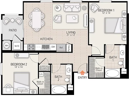 Floor plan Plan 22