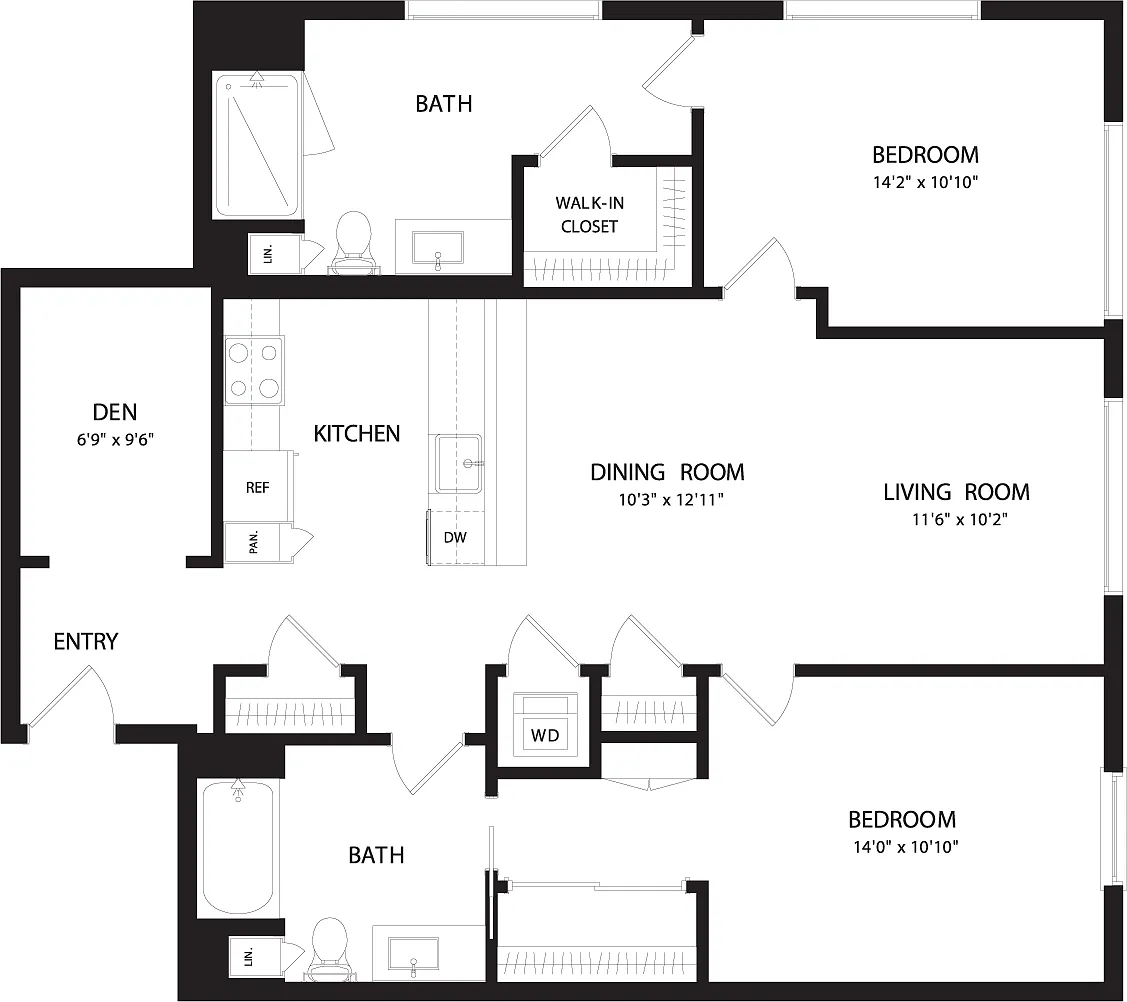 Floor plan B3