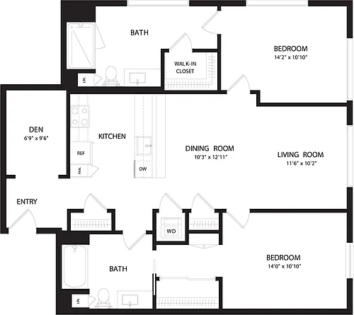 Floor plan B3