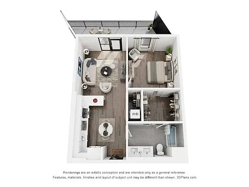 Floor plan AB