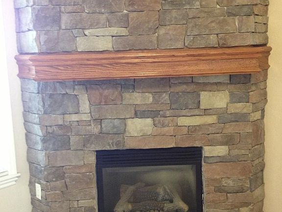 Stone Gas Fireplace