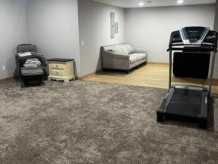 View of second sleeping area, second living room or movie area.