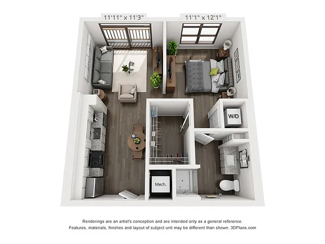 Floor plan E1