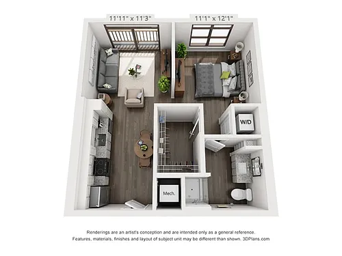 Floor plan E1