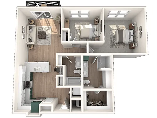 Floor plan B7