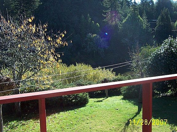 deck facing the river