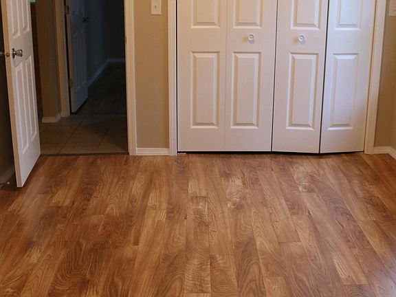 Gorgeous Hickory Hardwoods and White Millwork!