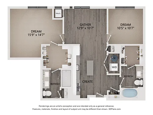 Floor plan D1001