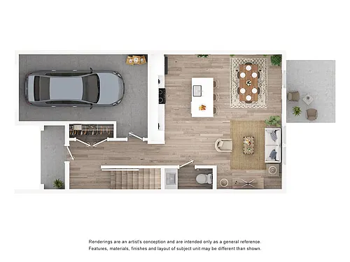 Floor plan Townhome F2