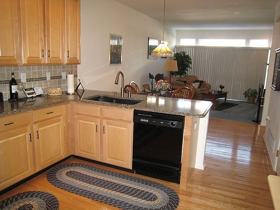 View of Kitchen, Dining Area & Family Room