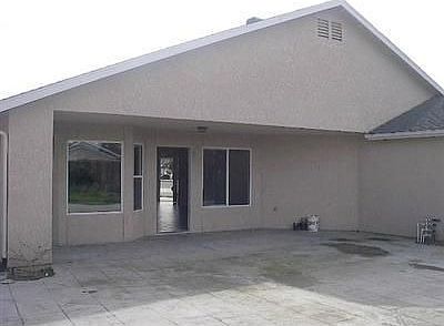 Stamped concrete covered patio