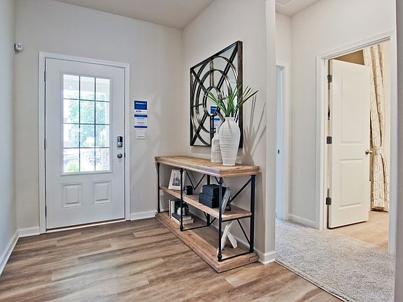 Nicholson II floorplan modeled at Towne Mill in Canton, GA.