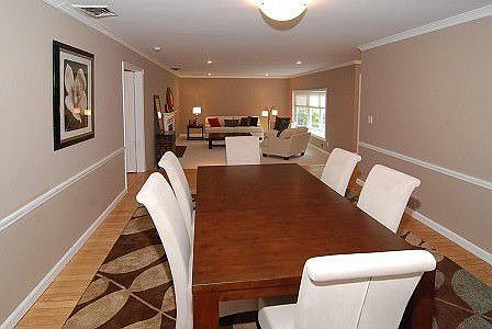 Dining room w/view to Living room