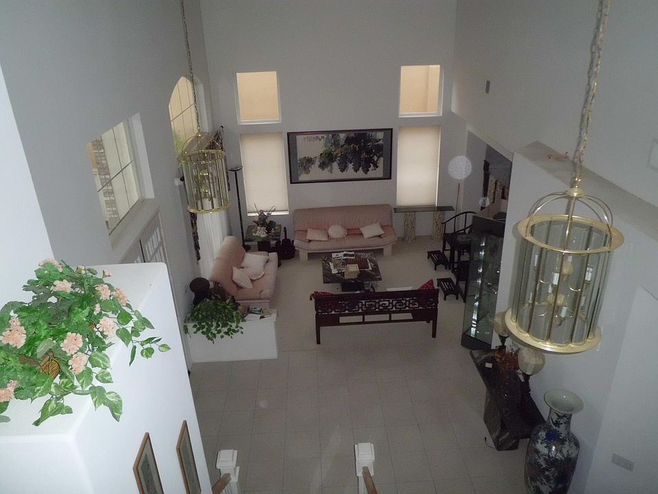 Living room looking from upstairs