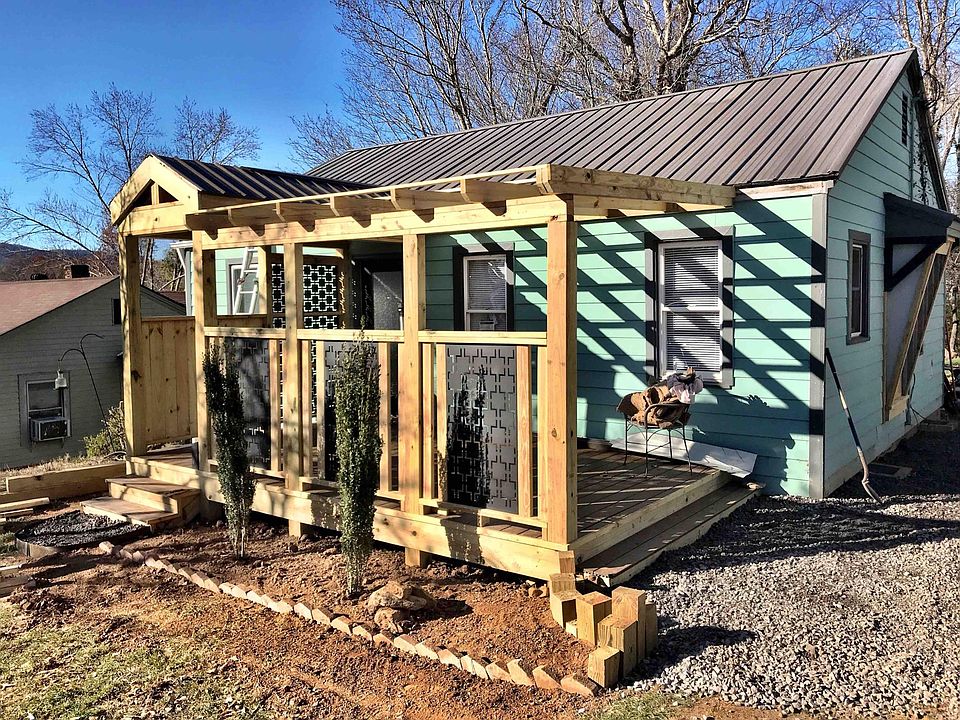 Front view with new deck