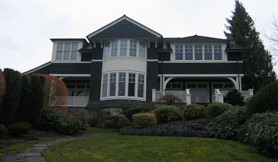 Lake-Facing side of Main House