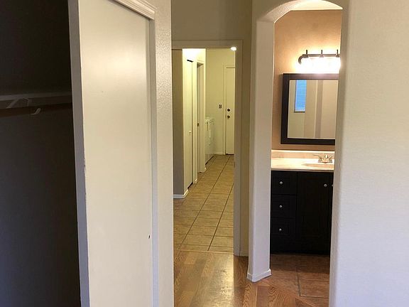 View from master bedroom to hallway