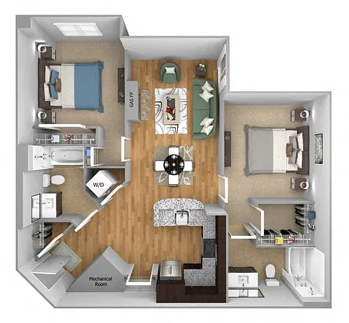 Floor plan B6