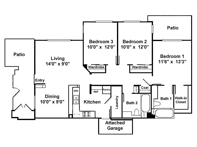 Floor plan Gambel