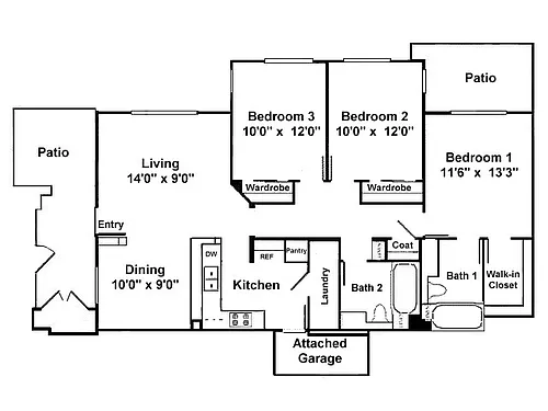 Floor plan Gambel