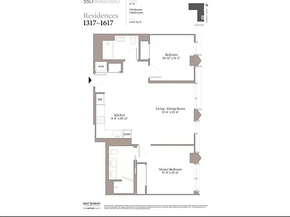 2nd image of 550 Vanderbilt Ave APT 1617