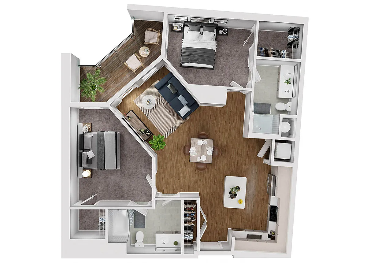 Floor plan B3
