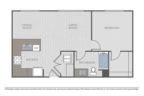Floor plan Plan 1B