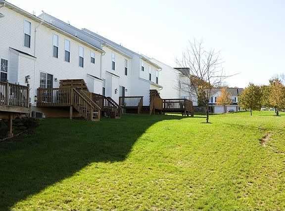 Back of Townhome