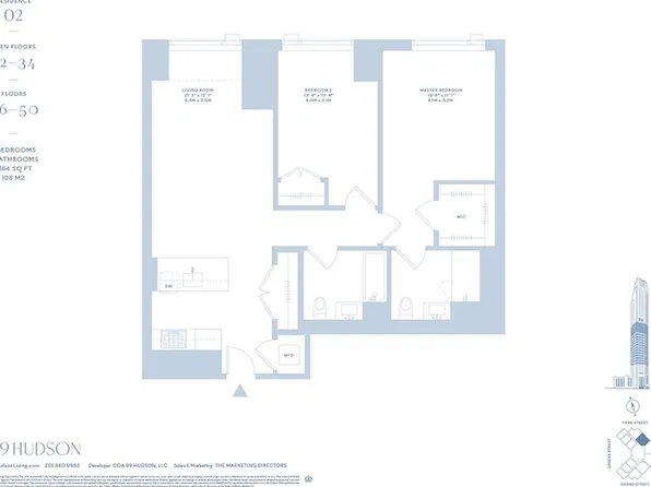 99 Hudson St #4402, Jersey City, NJ 07302